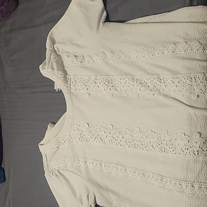 Perch white blouse size 2X